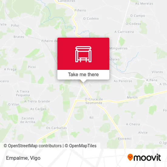 Empalme map