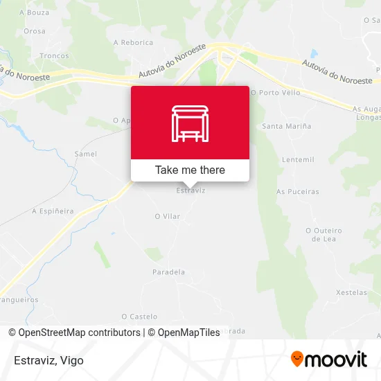 Estraviz map