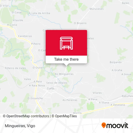 Mingueiras map