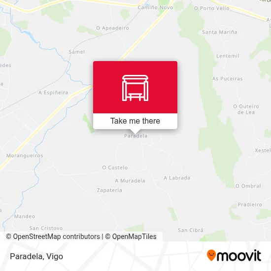 Paradela map
