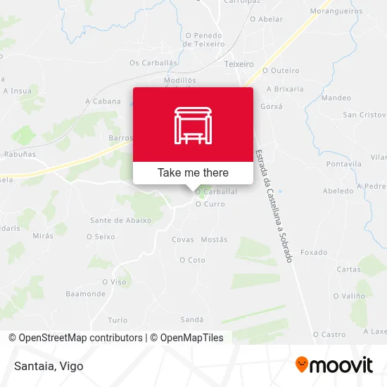 Santaia map