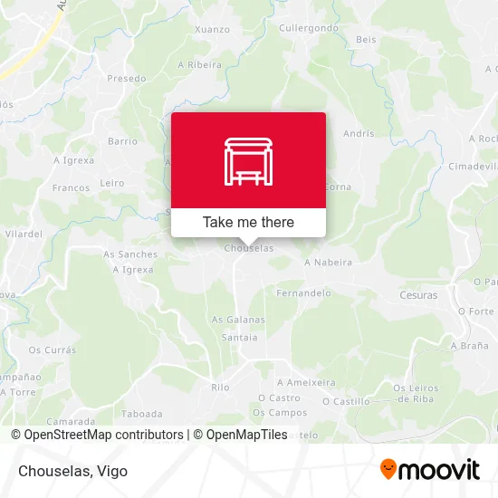 Chouselas map