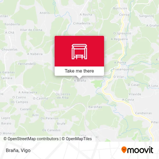 Braña map