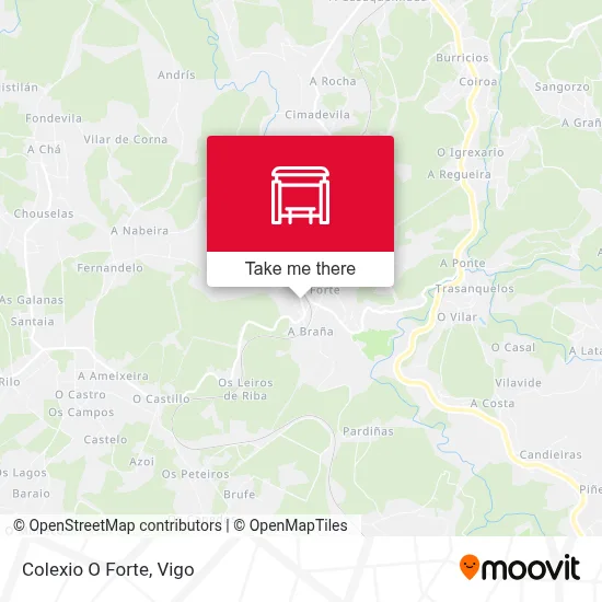 Colexio O Forte map