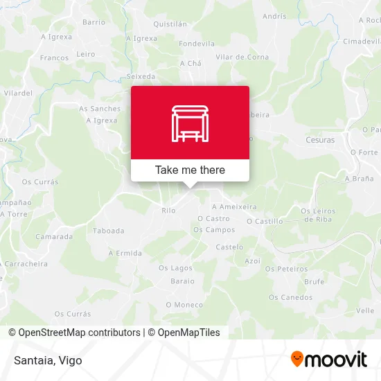 Santaia map