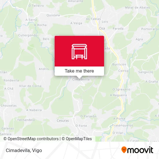 Cimadevila map