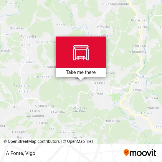 A Fonte map