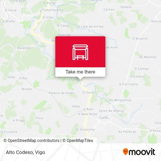 Alto Codeso map
