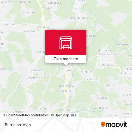 Burricios map