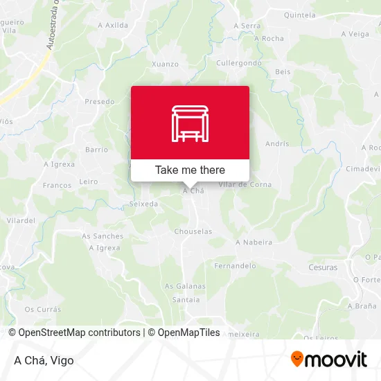 A Chá map