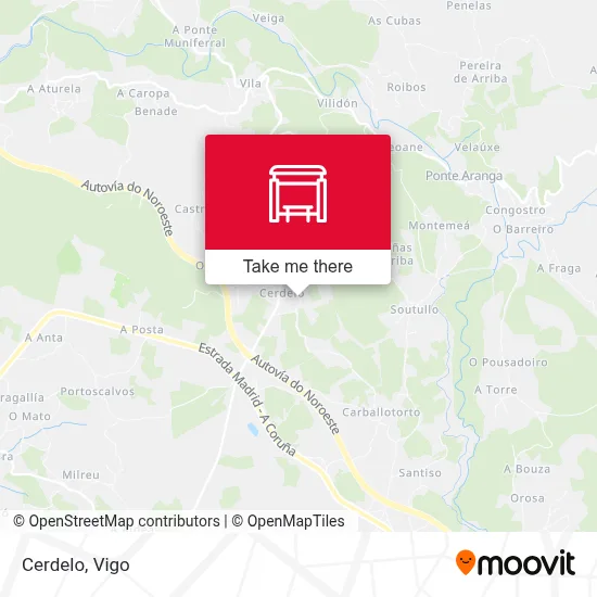 Cerdelo map