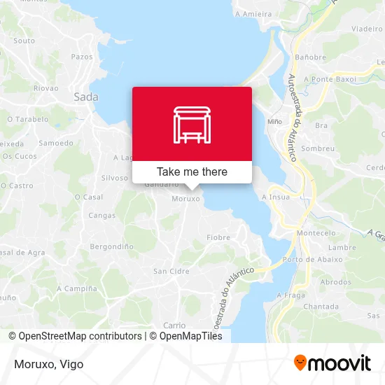 Moruxo map