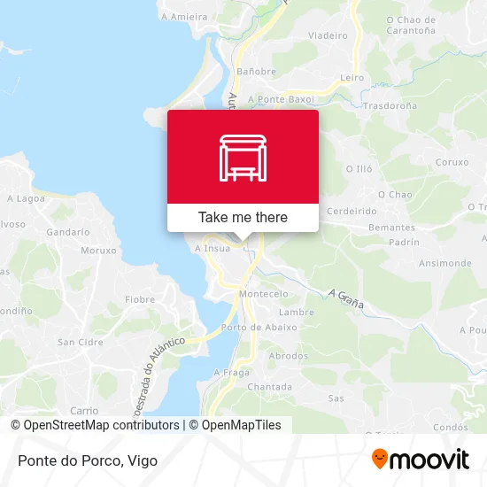 Ponte do Porco map