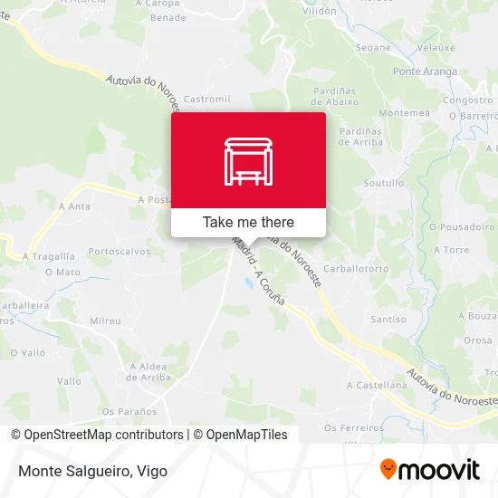 Monte Salgueiro map