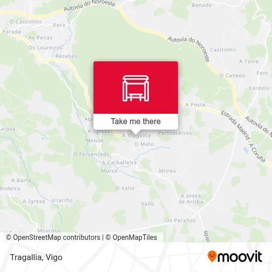 Tragallia map