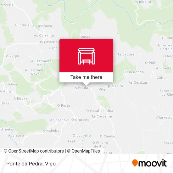 Ponte da Pedra map