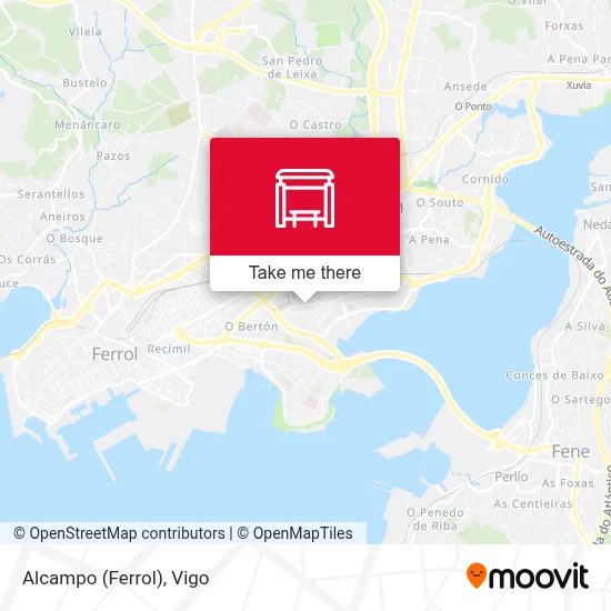Alcampo (Ferrol) map