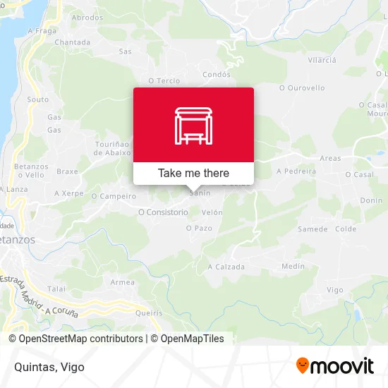 Quintas map