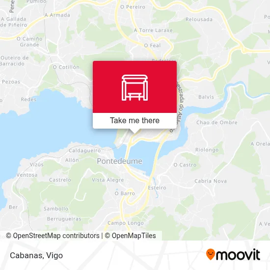 Cabanas map