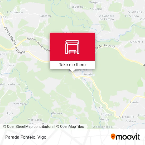 Parada Fontelo map