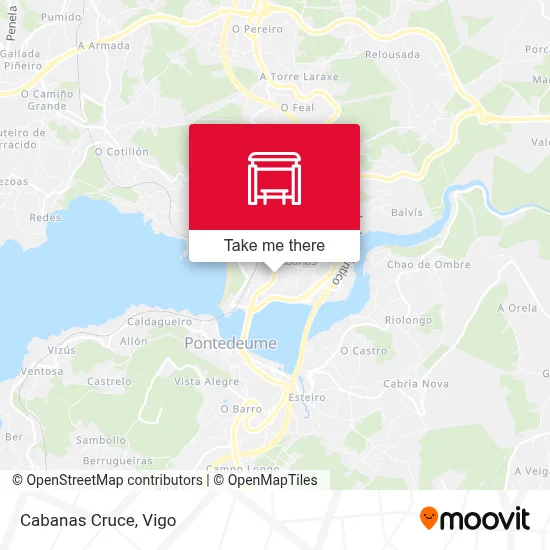 Cabanas Cruce map
