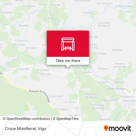 Cruce Muniferral map