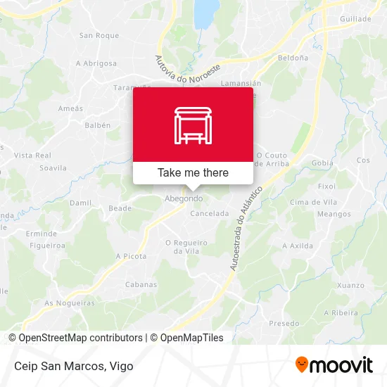 Ceip San Marcos map