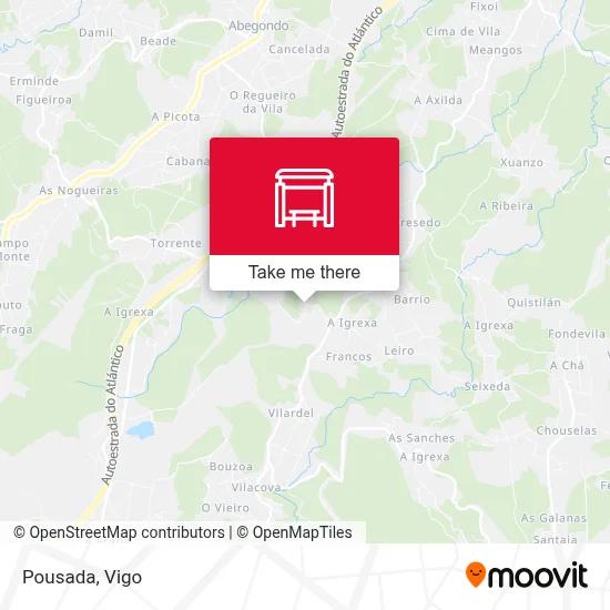 Pousada map