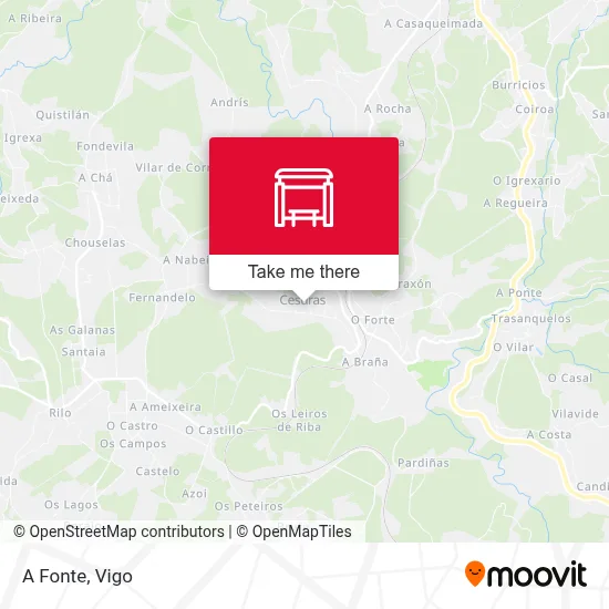 A Fonte map