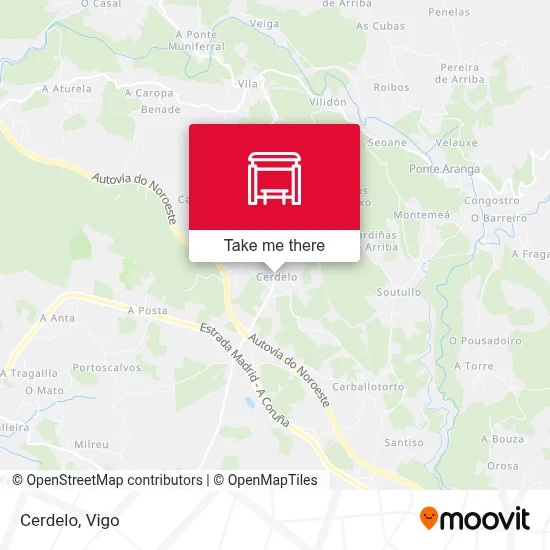 Cerdelo map