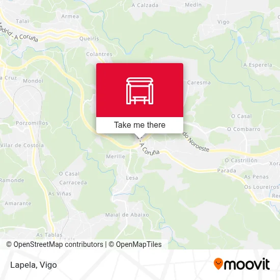 Lapela map