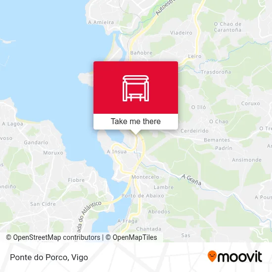 Ponte do Porco map