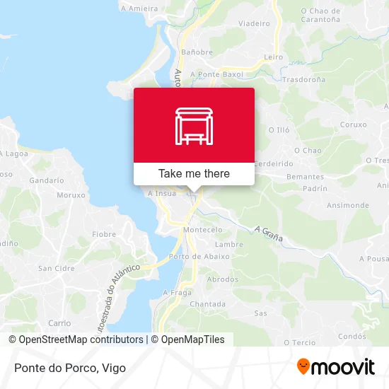 Ponte do Porco map