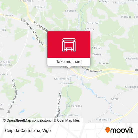 Ceip da Castellana map