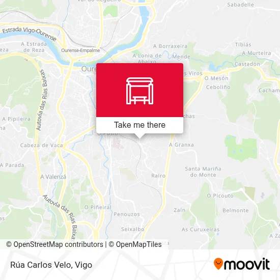 Rúa Carlos Velo map