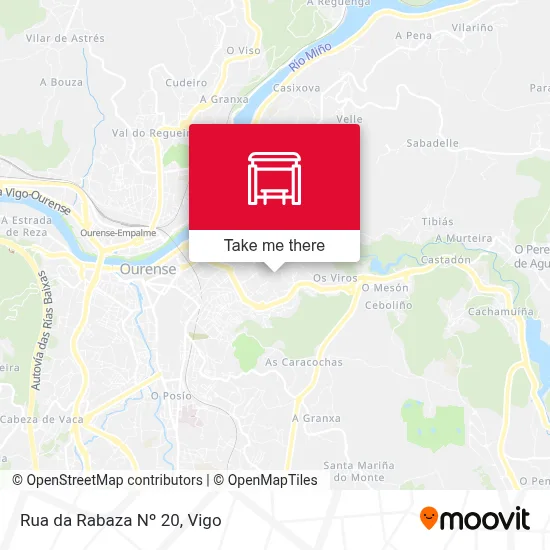 Rua da Rabaza Nº 20 map