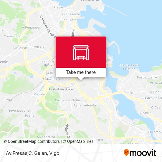 Av.Fresas,C. Galan map