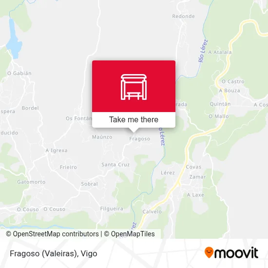 Fragoso (Valeiras) map