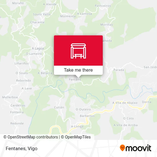 Fentanes map