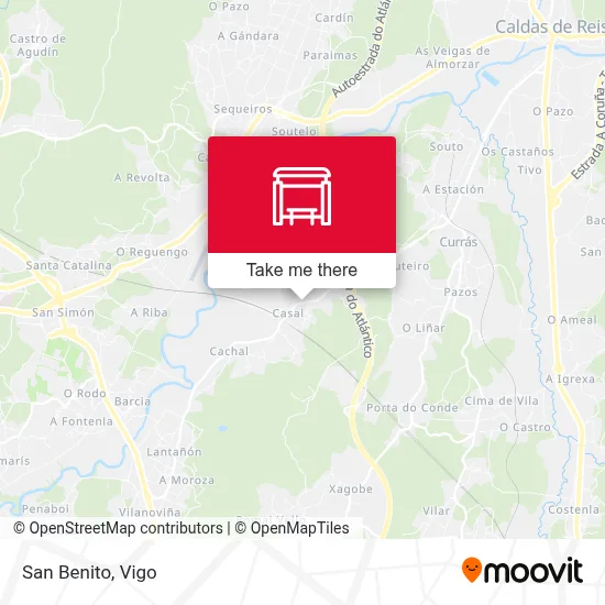 San Benito map