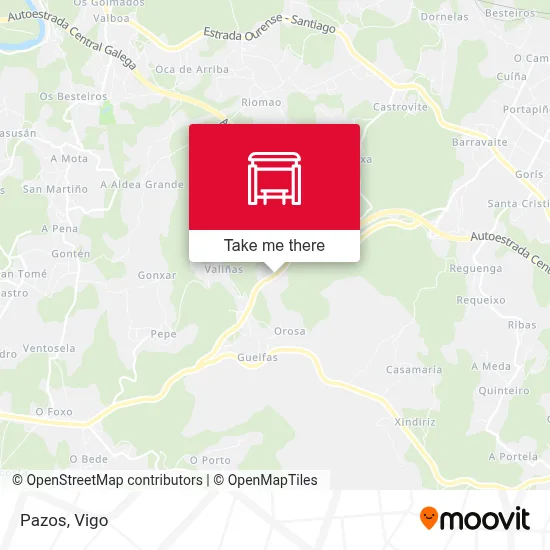 Pazos map