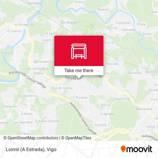 Loimil (A Estrada) map
