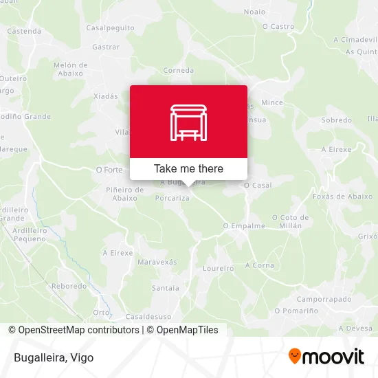 Bugalleira map