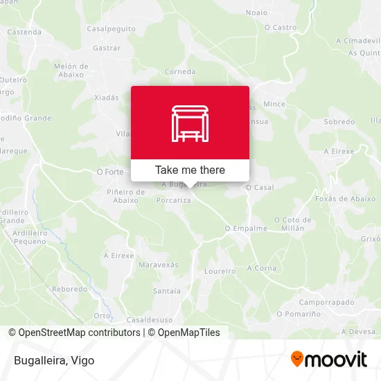 Bugalleira map