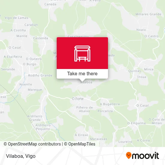 Vilaboa map