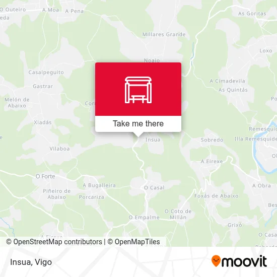 mapa Insua