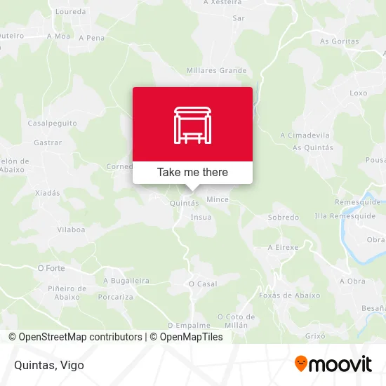 Quintas map