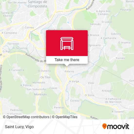 Santa Lucia map