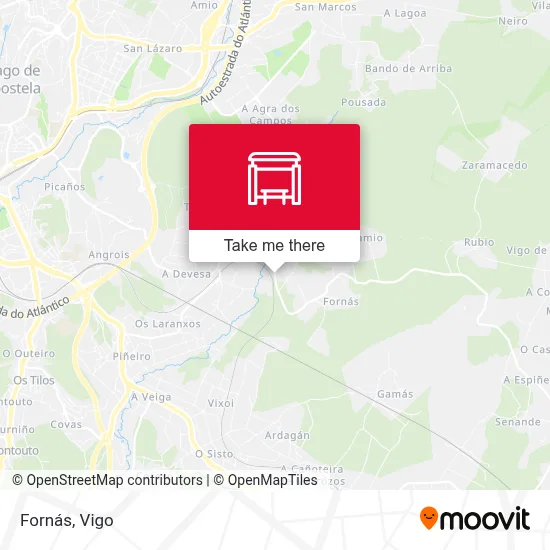 Fornás map