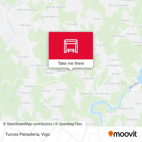 Turces-Panaderia map